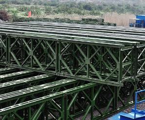 四川贝雷片组装成钢便桥的注意要点！